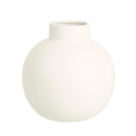 Vase design moderne sphérique à col en porcelaine Althea Remises