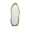 Miroir ovale design asymétrique avec cadre doré 68x173cm Felipe Promotion