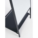 Miroir moderne sur pied intégral avec porte-manteau Ekbal Offre