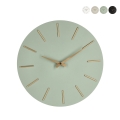 Horloge murale aiguilles dorées design minimaliste rond 40cm Timeline Promotion