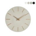 Horloge murale aiguilles dorées design minimaliste rond 40cm Timeline Choix