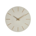 Horloge murale aiguilles dorées design minimaliste rond 40cm Timeline Caractéristiques