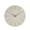 Horloge murale aiguilles dorées design minimaliste rond 40cm Timeline Caractéristiques