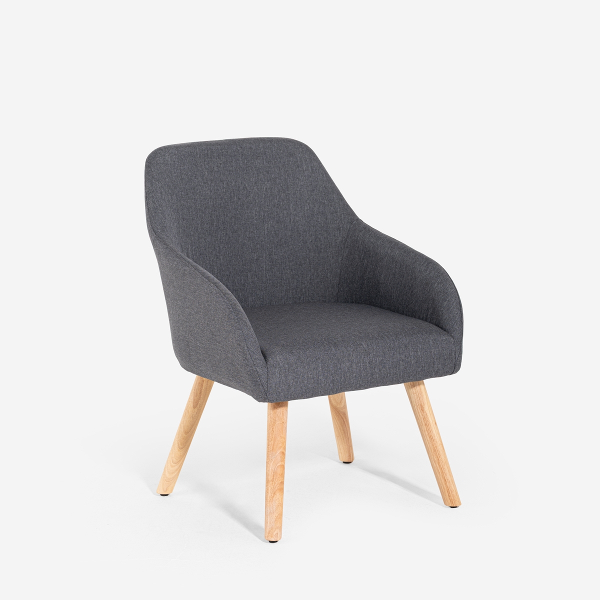 Chaise fauteuil style nordique pour cuisine salle à manger gris Yamori Promotion Chaise fauteuil style nordique pour cuisine salle à manger gris Yamori Promotion