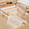 Panier à linge en bambou avec 2 sacs amovibles 50x60cm Cayden Offre