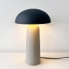 Lampe de table design moderne grise 25x39,5 Delphine Vente