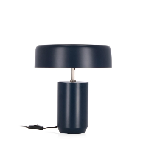 Lampe de bureau vintage en métal bleu Kaithal Promotion