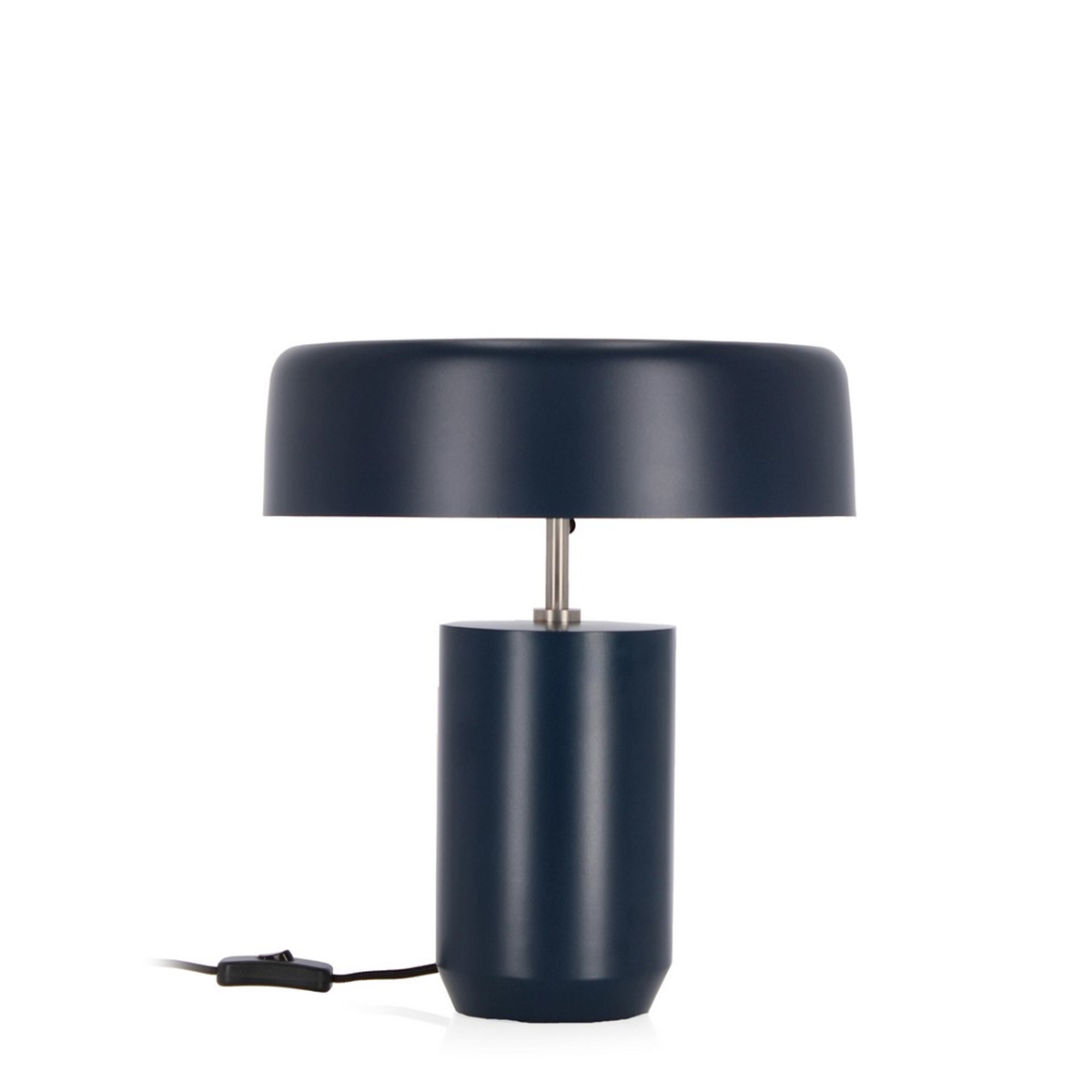 Lampe de bureau vintage en métal bleu Kaithal