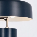 Lampe de bureau vintage en métal bleu Kaithal Remises