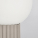 Lampe de table style minimaliste Ø15x30cm abat-jour rond en verre Delphine Vente