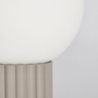 Lampe de table style minimaliste Ø15x30cm abat-jour rond en verre Delphine Vente