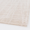 Tapis de salon moderne rectangulaire beige crème 200x290cm Tania Vente