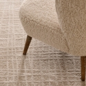 Tapis de salon moderne rectangulaire beige crème 200x290cm Tania Offre