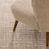 Tapis de salon moderne rectangulaire beige crème 200x290cm Tania Offre