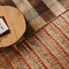 Tapis ethnique pour salon 200x300 cm en jute et coton rose Ruanda Offre