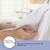 Lot de 2 serviettes de bain en éponge de coton 110x60 et 60x40 Denver 