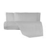 Parure de housse de couette pour lit double avec taie en coton Toronto 