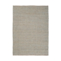 Tapis rectangulaire marron et bleu fait main 160x230 Ruanda Promotion