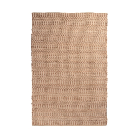 Tapis de salon en jute et coton fait main 200x300 Ruanda Promotion