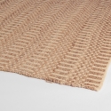 Tapis de salon en jute et coton fait main 200x300 Ruanda Vente