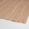 Tapis de salon en jute et coton fait main 200x300 Ruanda Vente