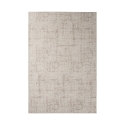 Tapis de salon moderne 200x290 cm en jute et polyester gris Azra Promotion