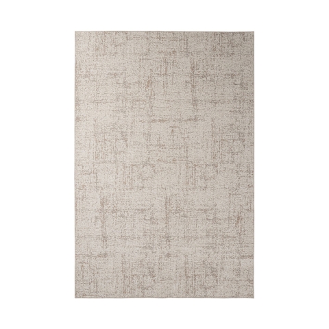 Tapis de salon moderne 200x290 cm en jute et polyester gris Azra Promotion