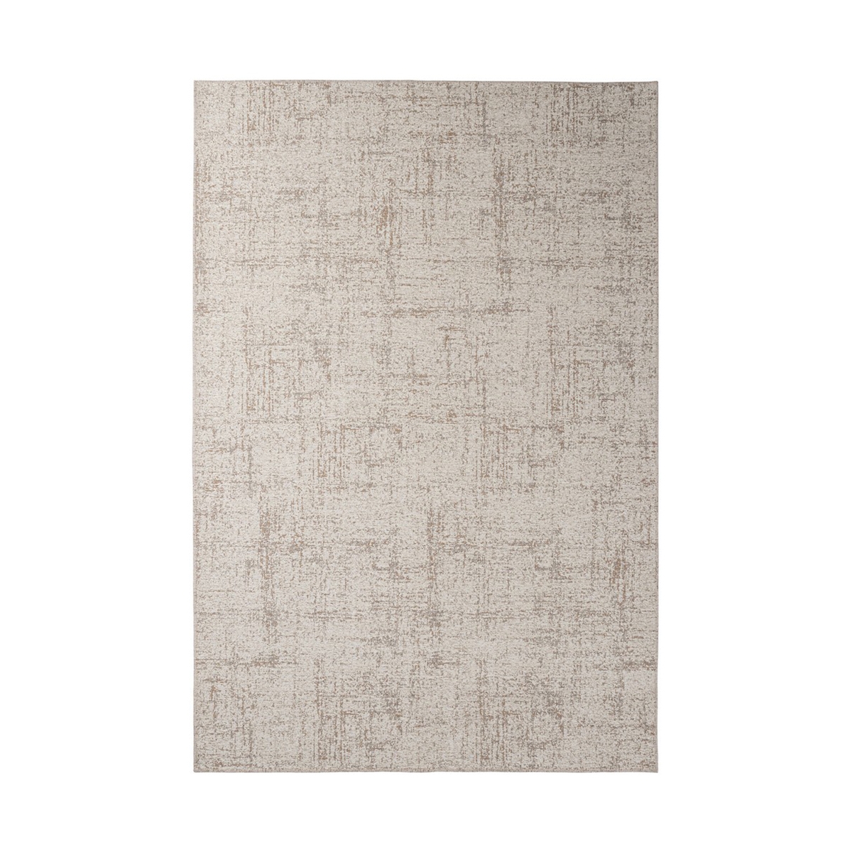 Tapis de salon moderne 200x290 cm en jute et polyester gris Azra Promotion