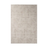 Tapis de salon moderne 200x290 cm en jute et polyester gris Azra Promotion