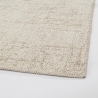 Tapis de salon moderne 200x290 cm en jute et polyester gris Azra Vente