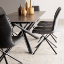 Tapis de salon cuisine 200x290cm beige en viscose et laine Arena Vente