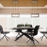 Tapis de salon cuisine 200x290cm beige en viscose et laine Arena Remises