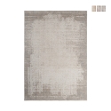 Tapis moderne 200x290cm salon cuisine en jute et polyester Silva Promotion