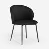 Chaise moderne pour salle à manger et cuisine en tissu design Kadim Caractéristiques