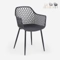 Chaise de cuisine moderne design en polypropylène avec accoudoirs Vetra Promotion