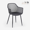 Chaise de cuisine moderne design en polypropylène avec accoudoirs Vetra Promotion