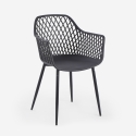 Chaise de cuisine moderne design en polypropylène avec accoudoirs Vetra 