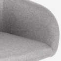 Fauteuil moderne en tissu rembourré avec accoudoirs Rikku Choix