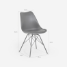 Chaise moderne design pour cuisine et salle à manger Sanja Caractéristiques