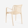 Chaise moderne avec accoudoirs en polypropylène pour jardin extérieur Simao Offre