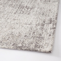 Tapis de salon rectangulaire moderne 155x230cm gris argenté Suri Vente