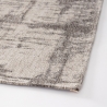 Tapis de salon moderne 200x290cm gris en chenille et polyester Yuno Vente