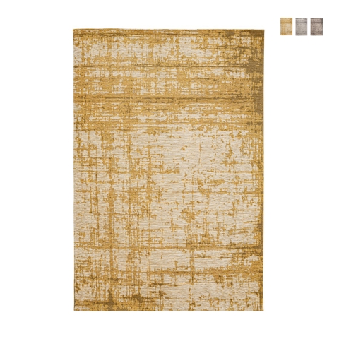 Tapis rectangulaire moderne 155x230 pour salon chambre à coucher Yuno Promotion