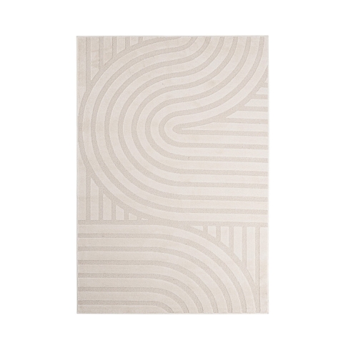 Tapis rectangulaire moderne 160x230cm pour salon chambre à coucher Zina Promotion