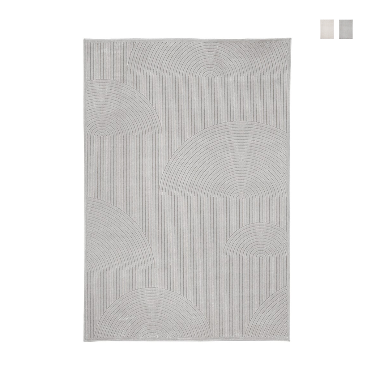 Tapis salon chambre à coucher en viscose et chenille 160x230cm Klab Choix