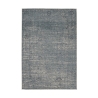 Tapis de salon moderne 160x230cm bleu beige en viscose laine Arena Réductions