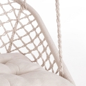 Fauteuil suspendu hamac de jardin avec coussin 88x130cm Javier Vente