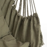 Fauteuil hamac de jardin en tissu avec coussin 100x130cm Juan Vente