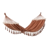 Hamac de jardin style bohème chic en coton et bois 200x100cm Juan Choix