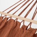 Hamac de jardin style bohème chic en coton et bois 200x100cm Juan Vente